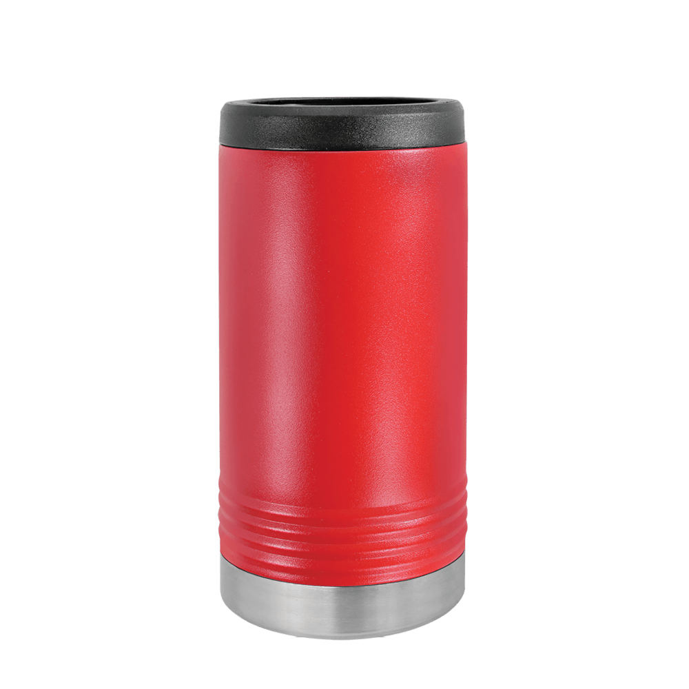 (6 Pieces) Laser Engraved Insulated Slim Can Holder | 12 oz