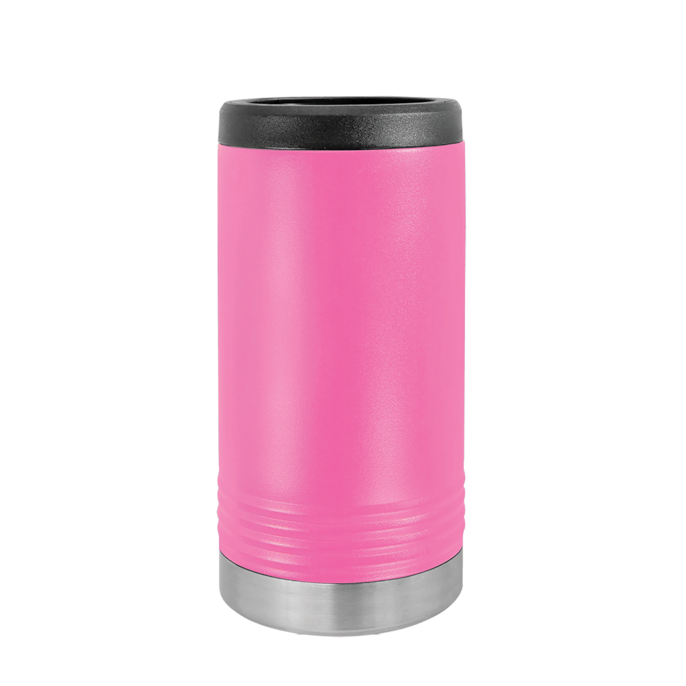 (6 Pieces) Laser Engraved Insulated Slim Can Holder | 12 oz
