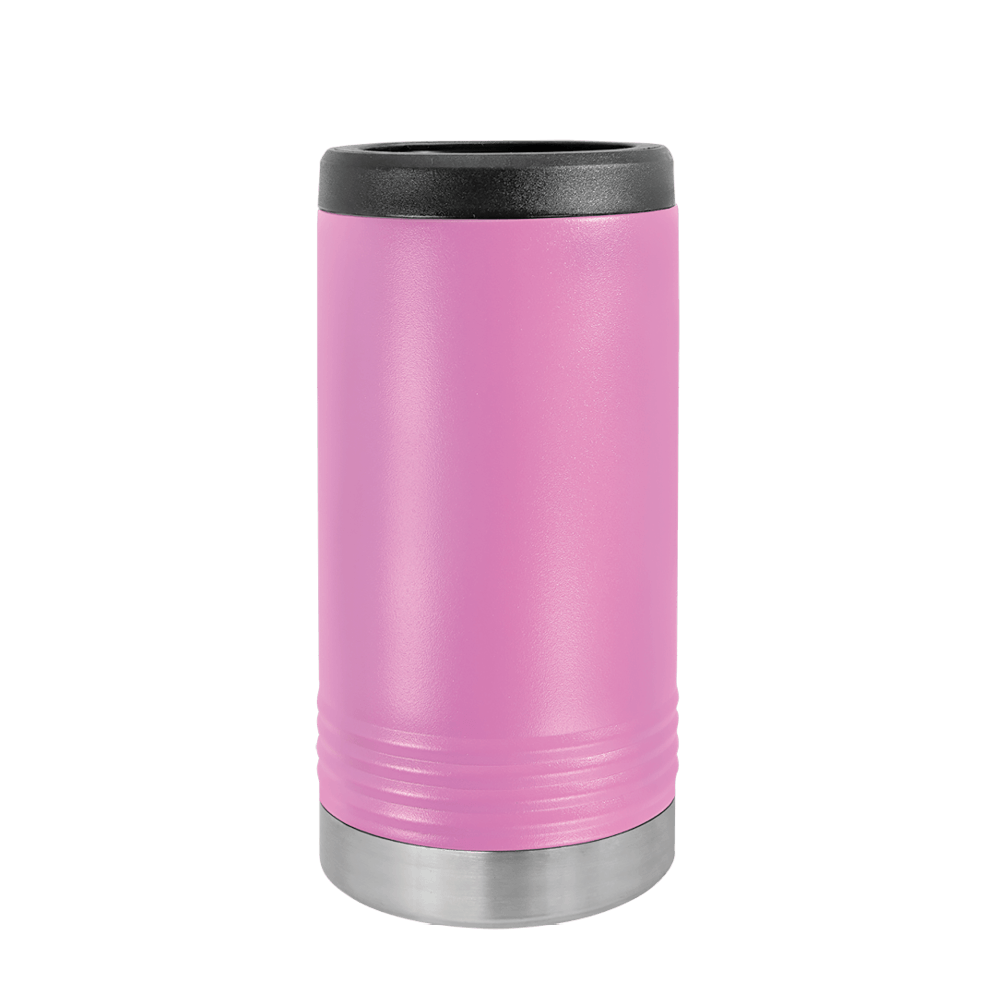 (6 Pieces) Laser Engraved Insulated Slim Can Holder | 12 oz