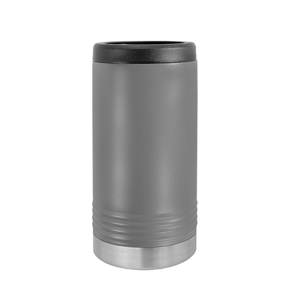 (6 Pieces) Laser Engraved Insulated Slim Can Holder | 12 oz