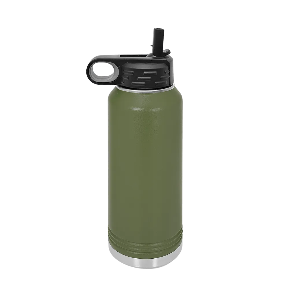 (6 Pieces) Laser Engraved Water Bottle | 32 oz