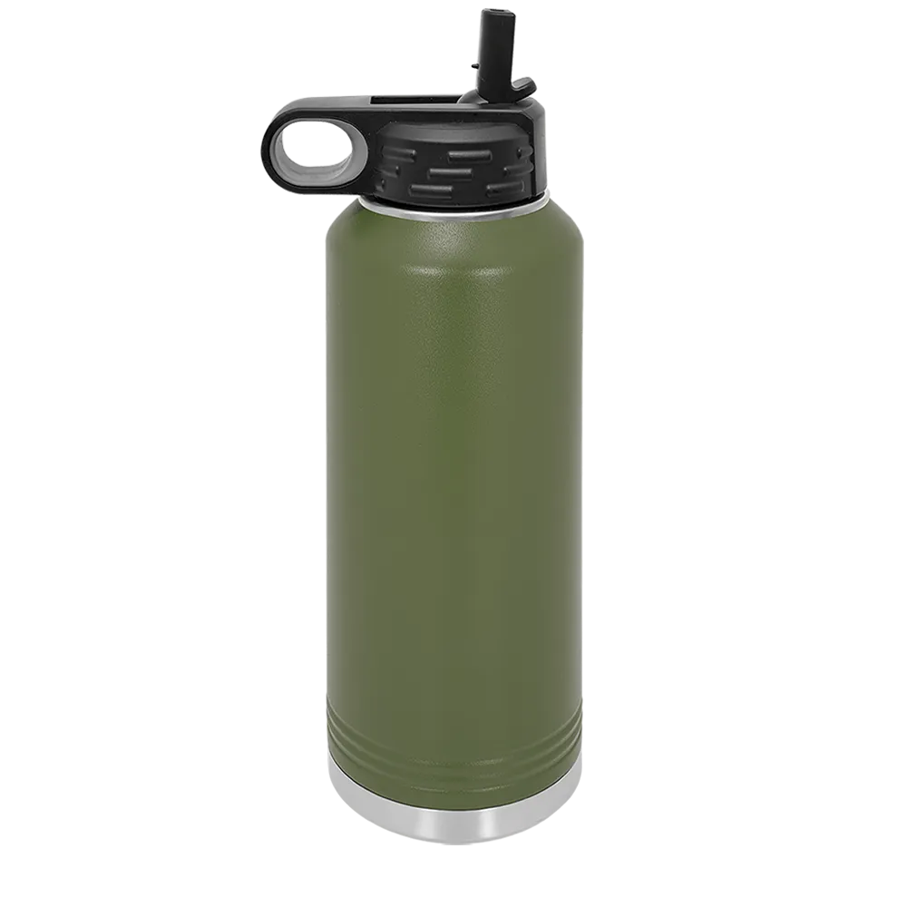(6 Pieces) Laser Engraved Water Bottle | 40 oz