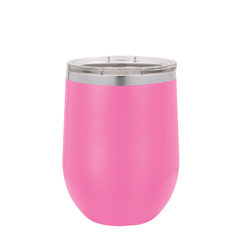 (6 Pieces) Laser Engraved Stemless Wine Tumbler | 12 oz