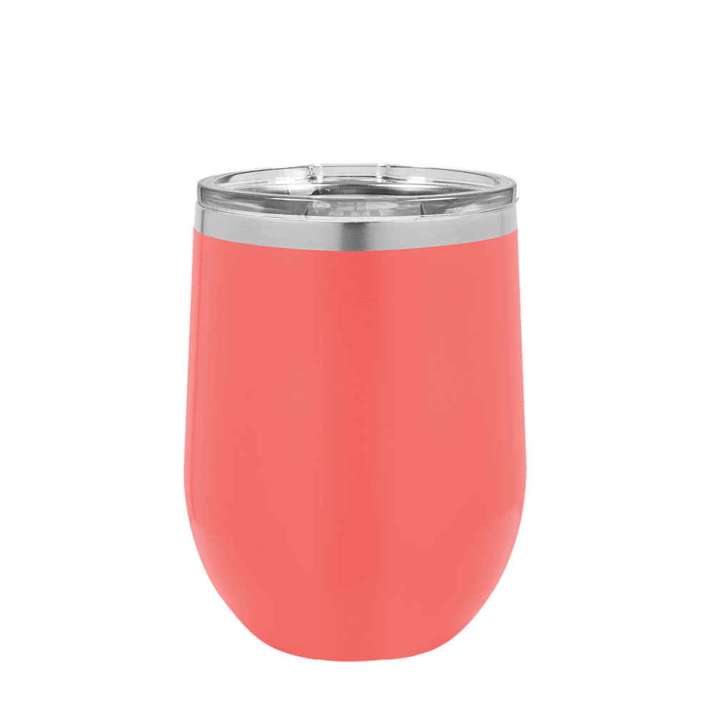 (6 Pieces) Laser Engraved Stemless Wine Tumbler | 12 oz