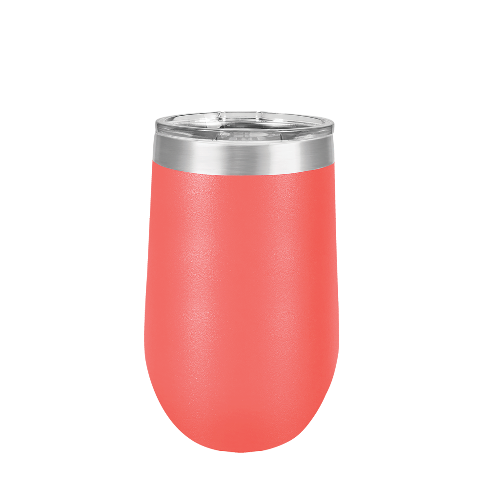 (6 Pieces) Laser Engraved Stemless Wine Tumbler | 16 oz