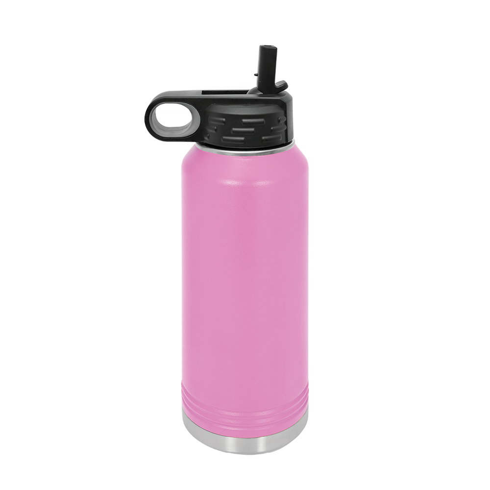 (6 Pieces) Laser Engraved Water Bottle | 32 oz