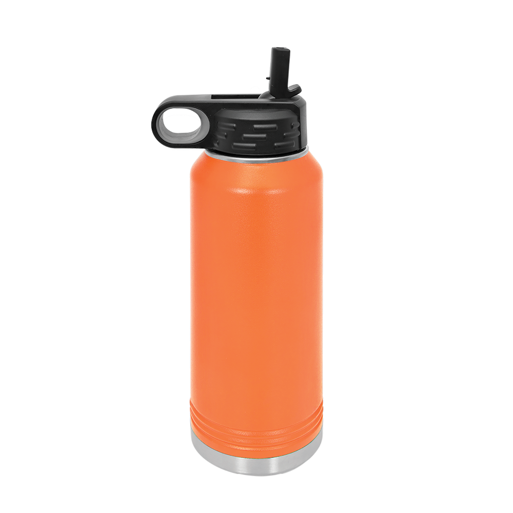 (6 Pieces) Laser Engraved Water Bottle | 32 oz