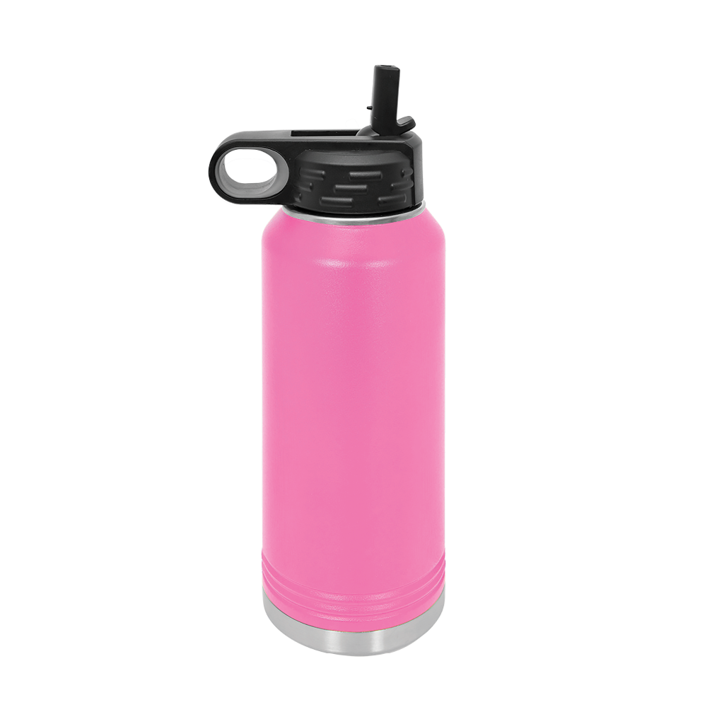 (6 Pieces) Laser Engraved Water Bottle | 32 oz