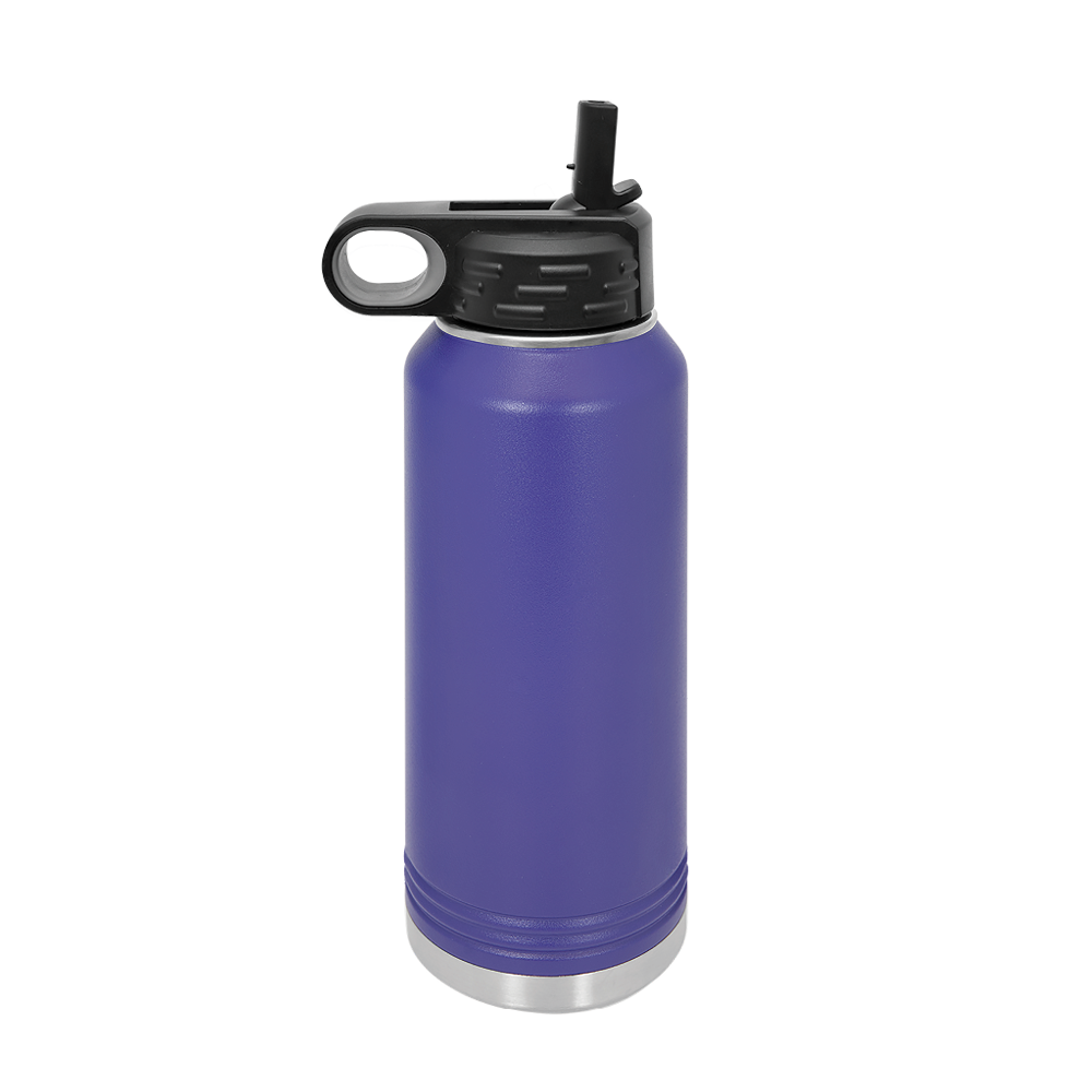 (6 Pieces) Laser Engraved Water Bottle | 32 oz
