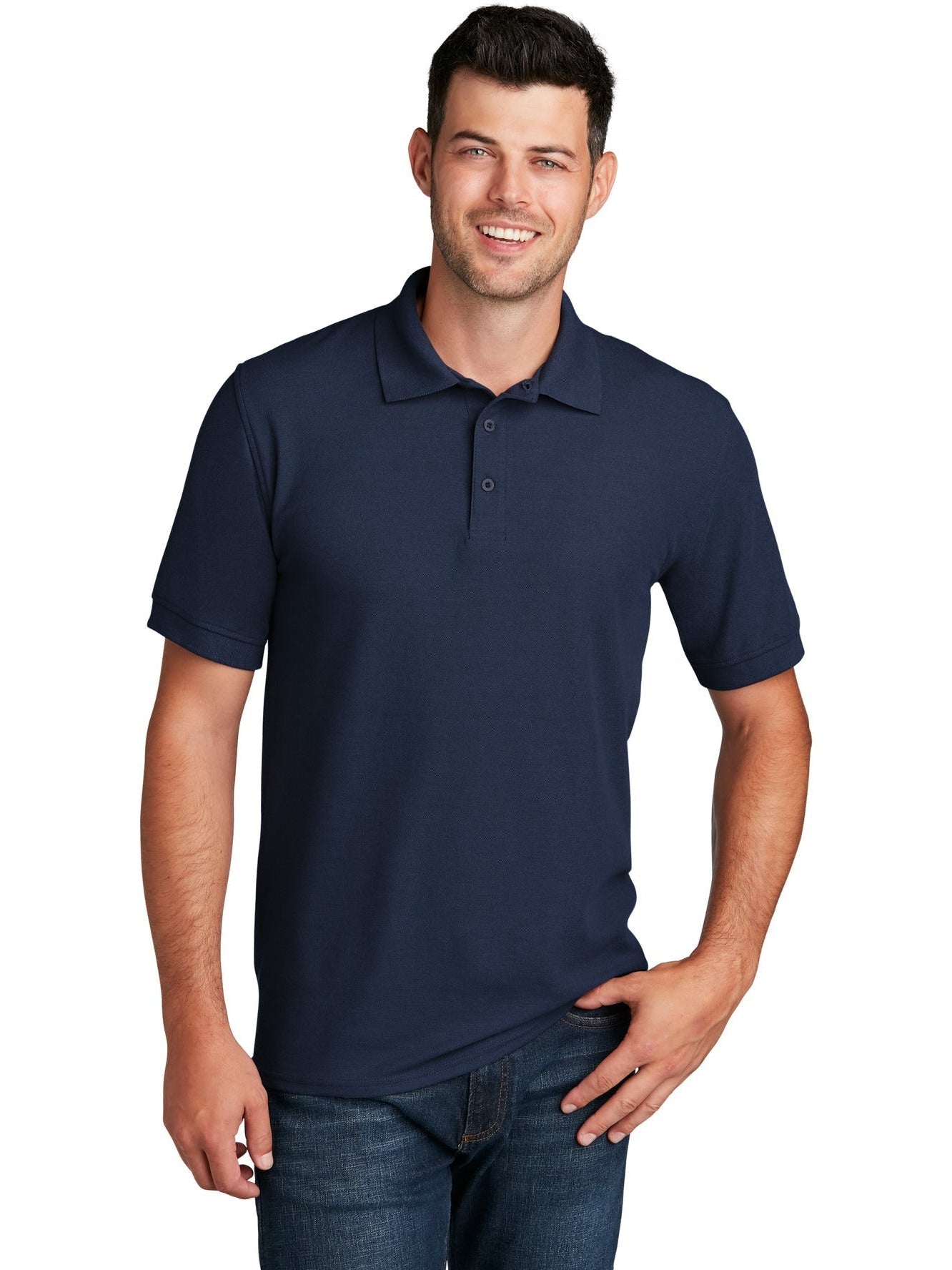 Port Authority 50/50 Pique Polo Shirt