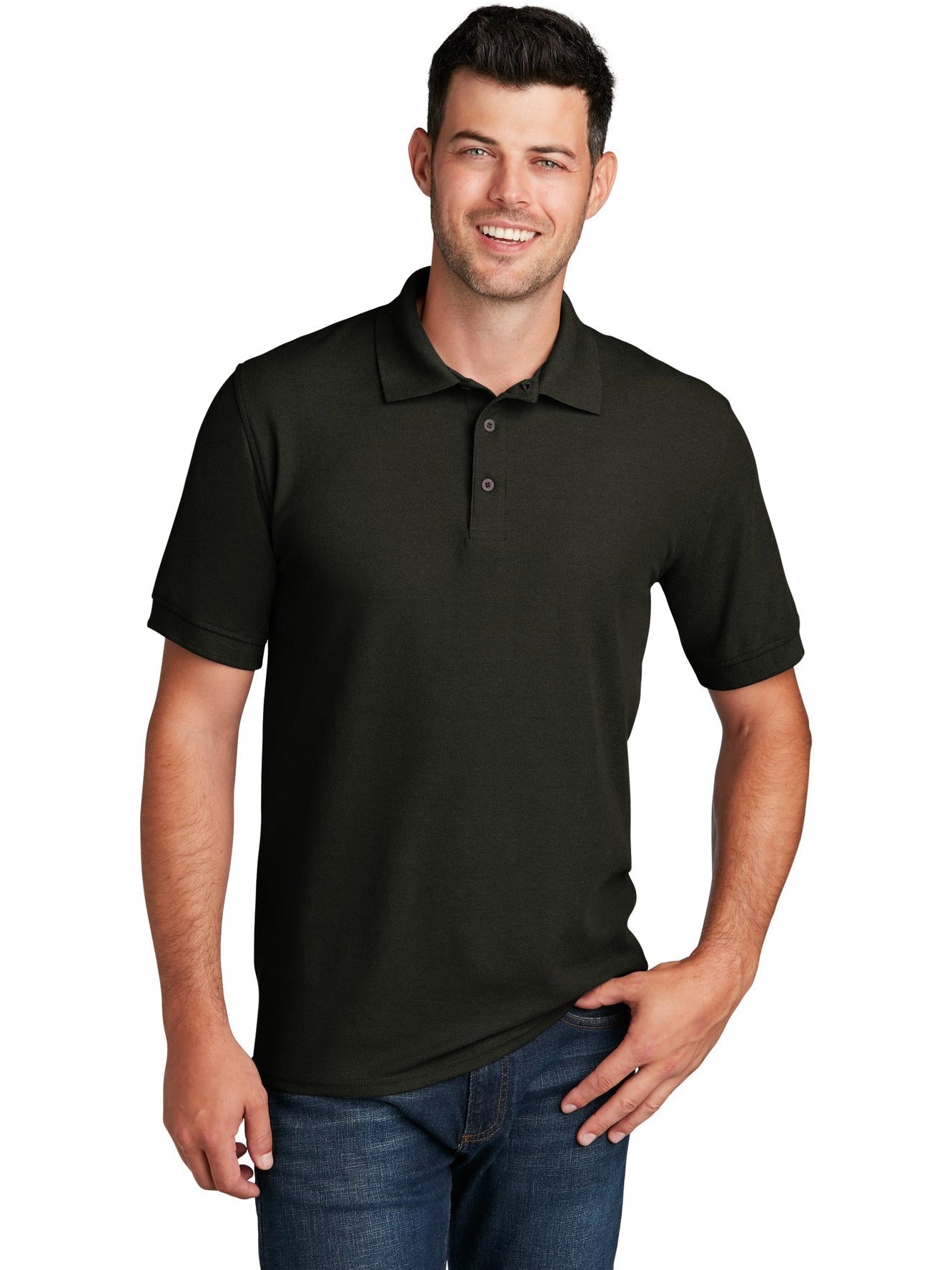 Port Authority 50/50 Pique Polo Shirt