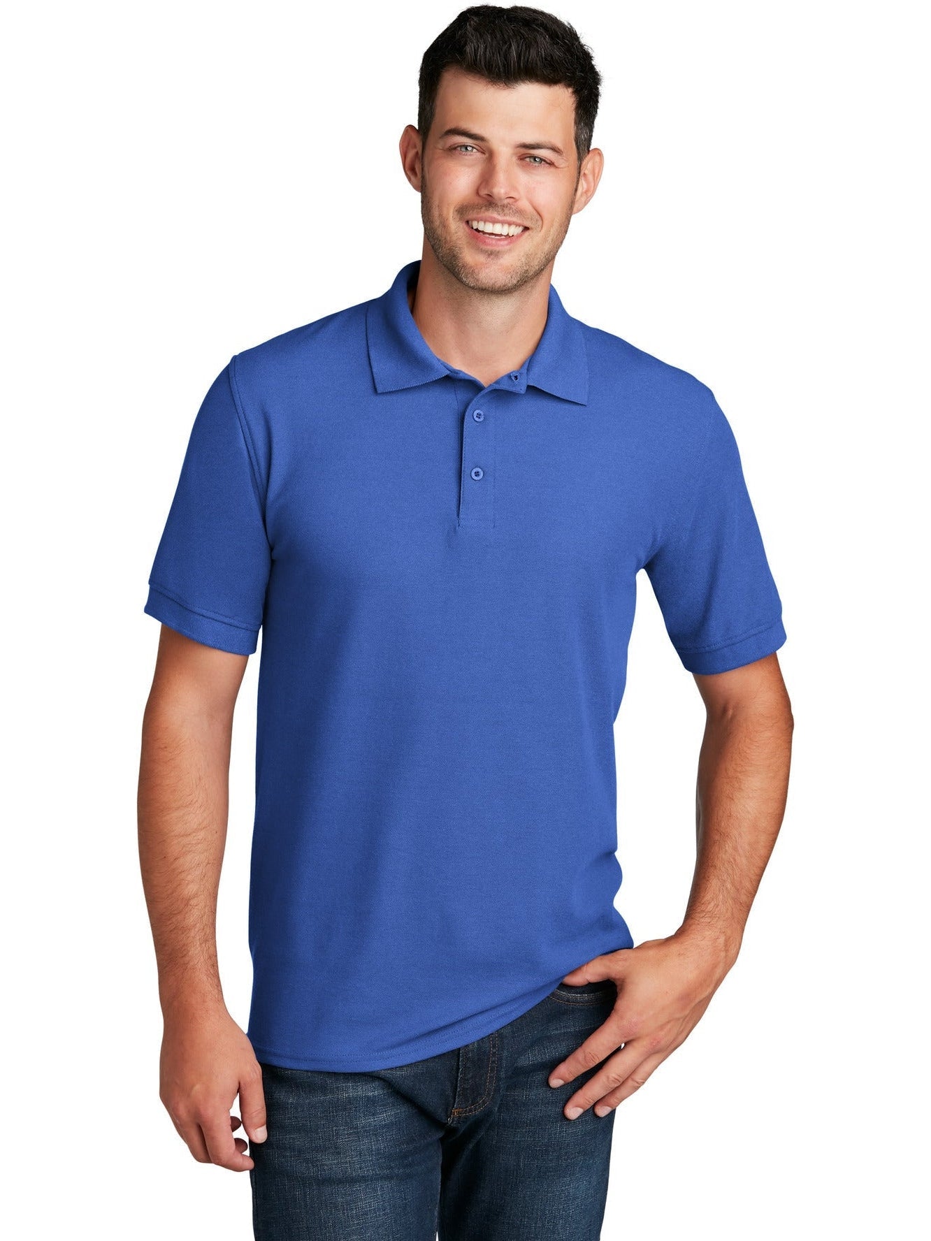 Port Authority 50/50 Pique Polo Shirt