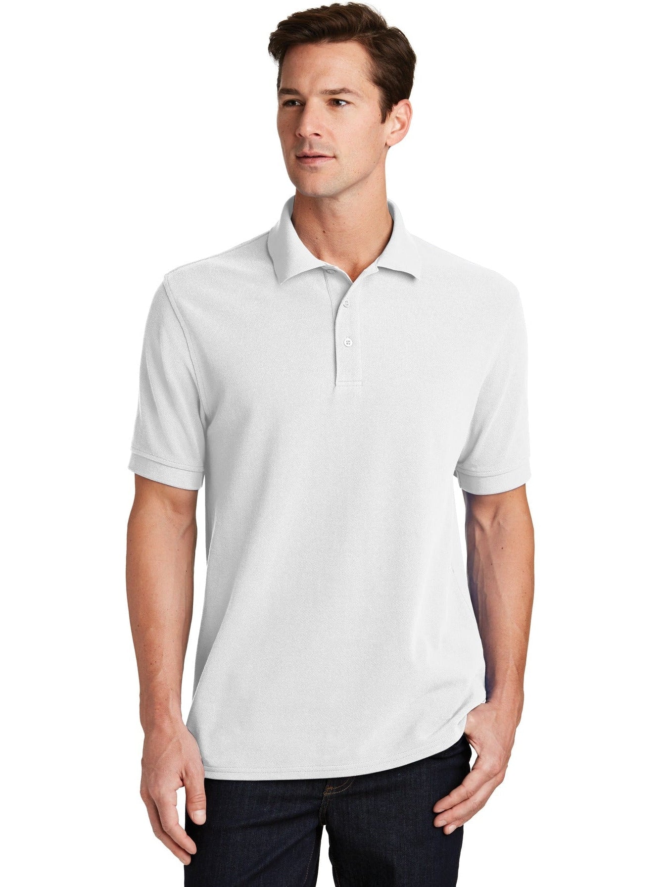 Port Authority Combed Ring Spun Pique Polo