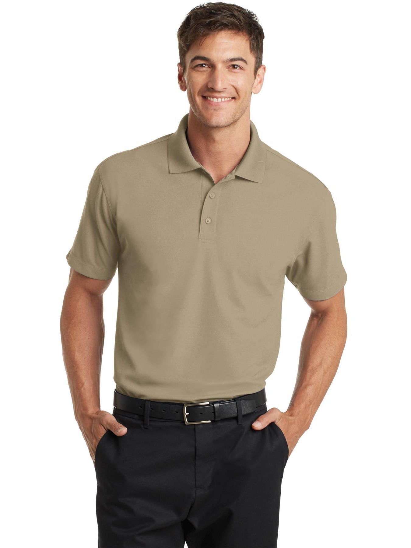 Port Authority Dry Zone Grid Polo