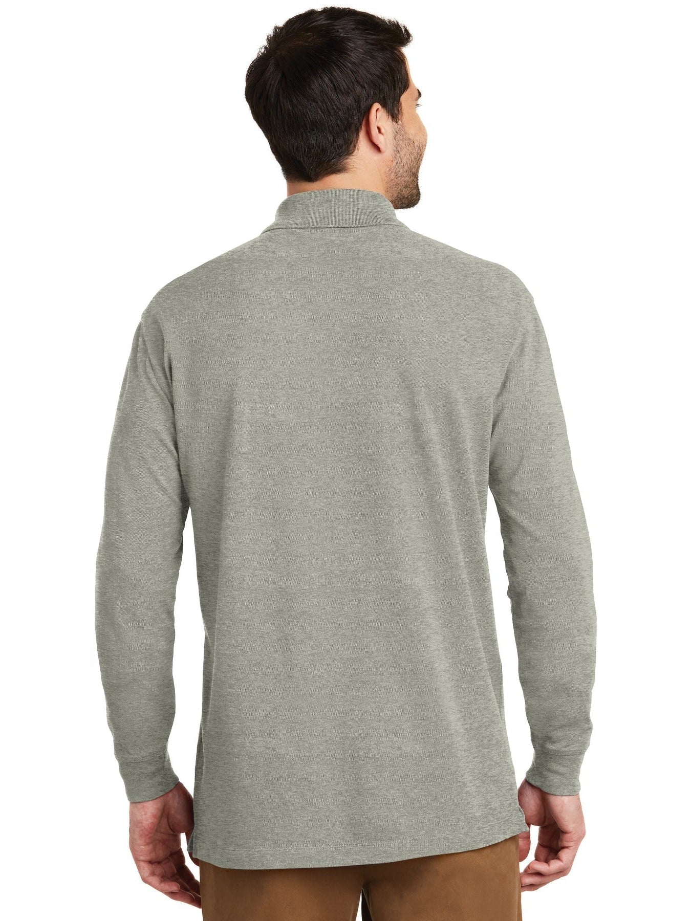 Port Authority EZCotton Long Sleeve Polo