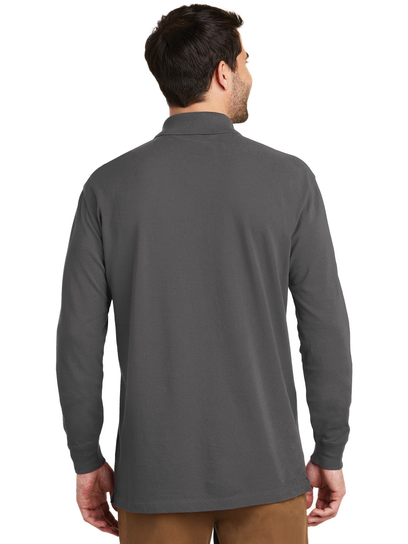 Port Authority EZCotton Long Sleeve Polo