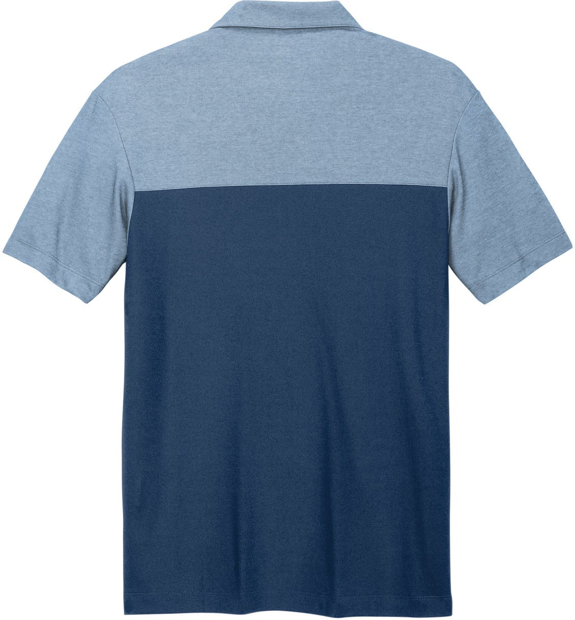 Port Authority Fine Pique Blend Blocked Polo