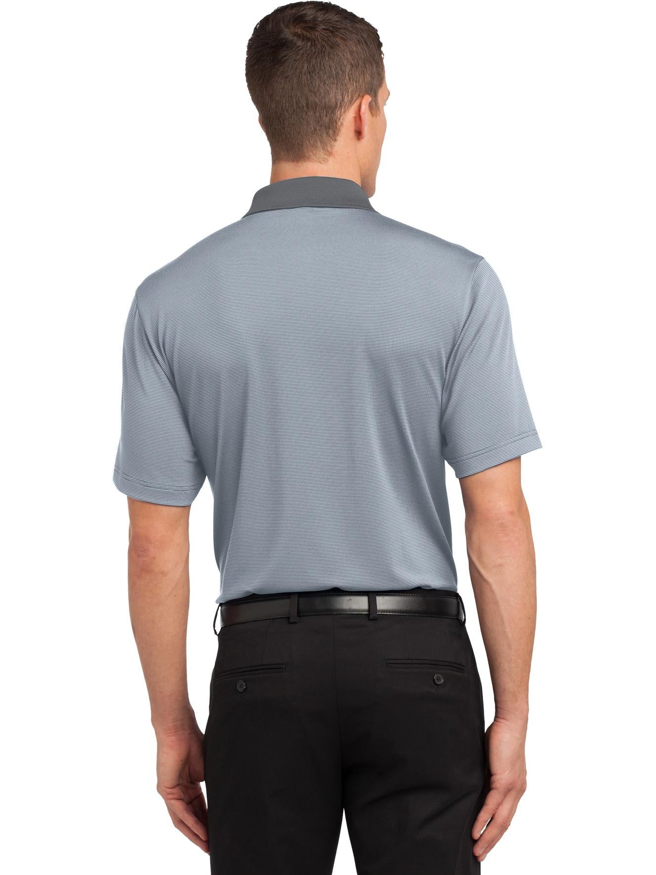 Port Authority Fine Stripe Performance Polo