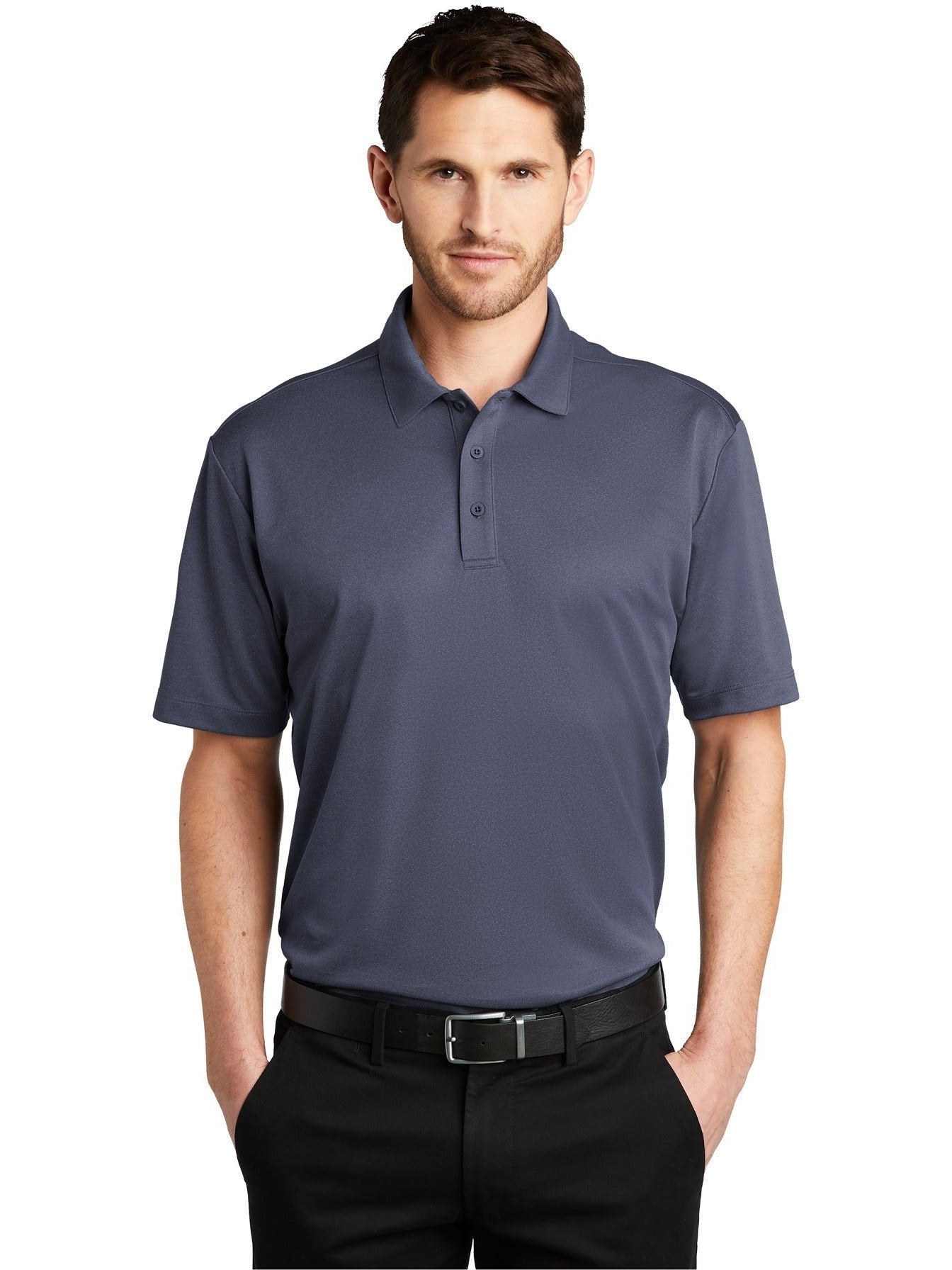 Port Authority Heathered Silk Touch Performance Polo