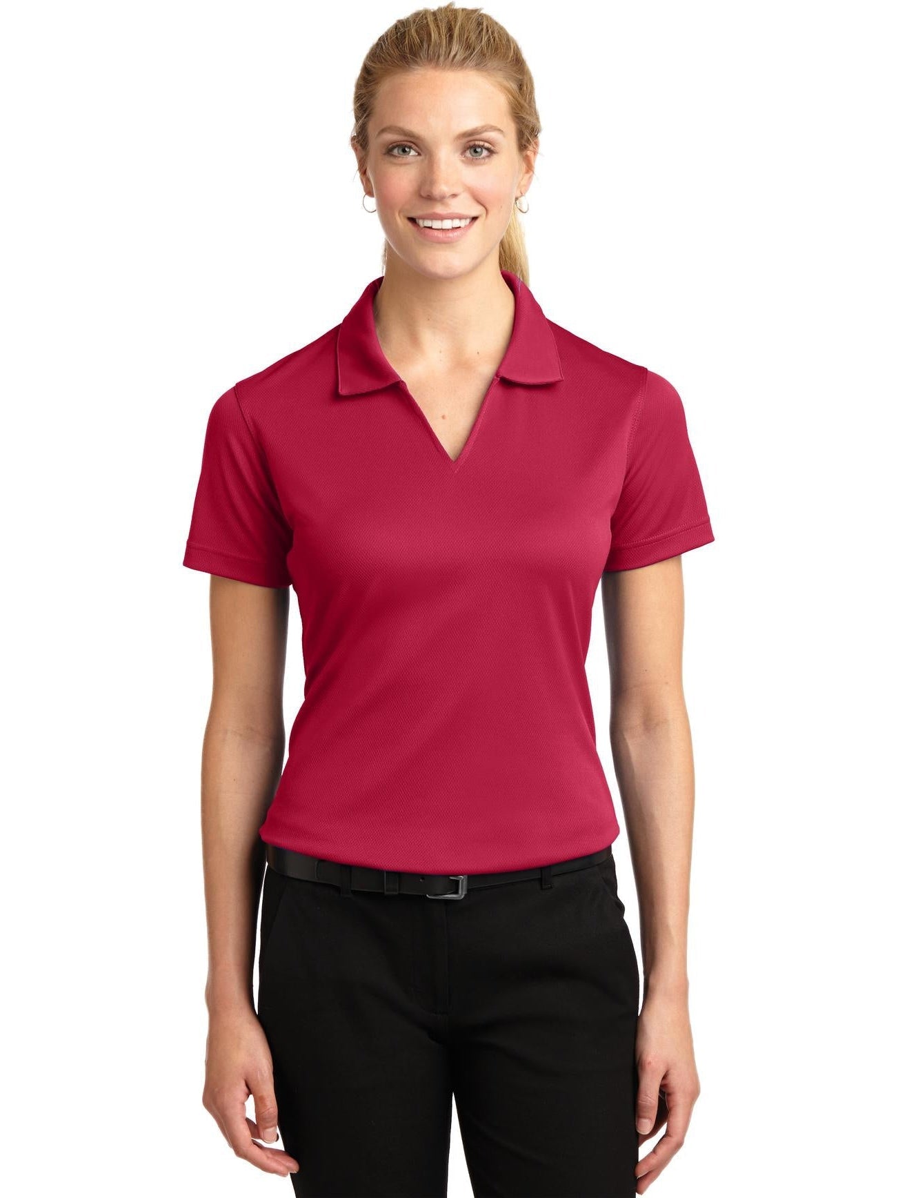 Port Authority Ladies Dri-Mesh V-Neck Polo Shirt
