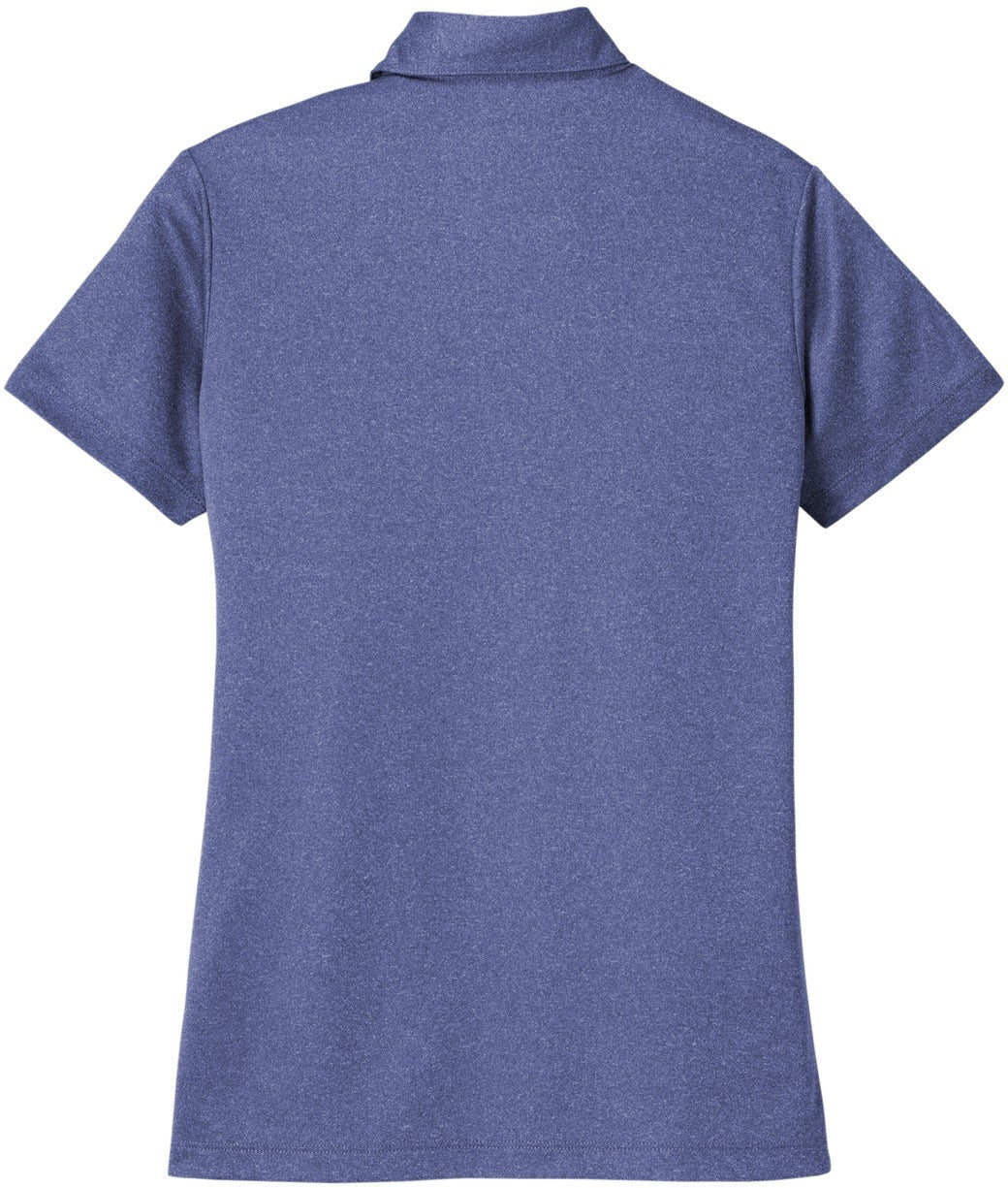 Port Authority Ladies Heathered Silk Touch Performance Polo