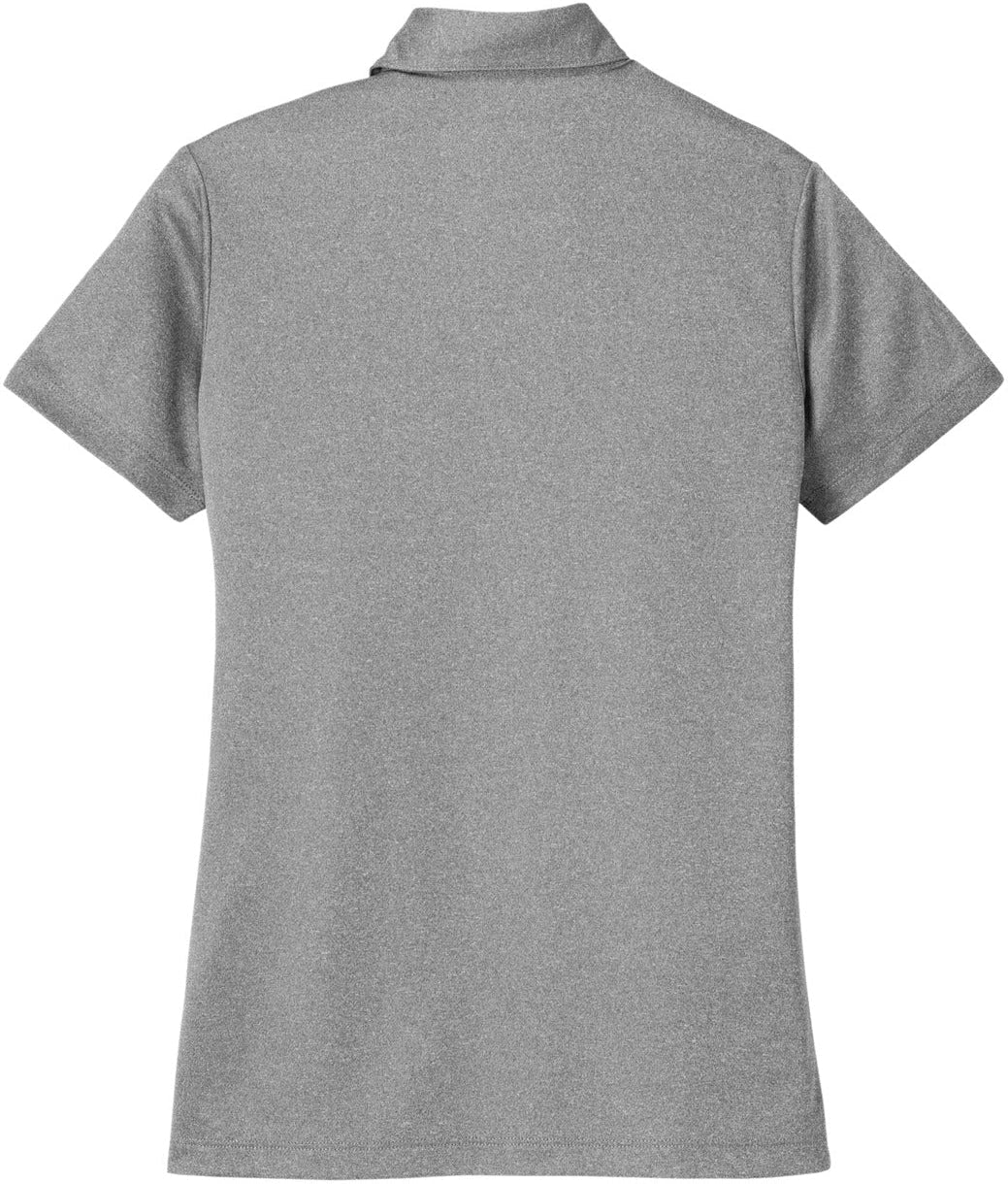 Port Authority Ladies Heathered Silk Touch Performance Polo
