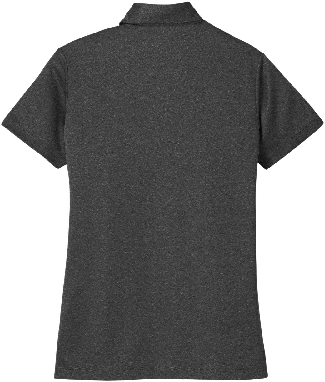 Port Authority Ladies Heathered Silk Touch Performance Polo