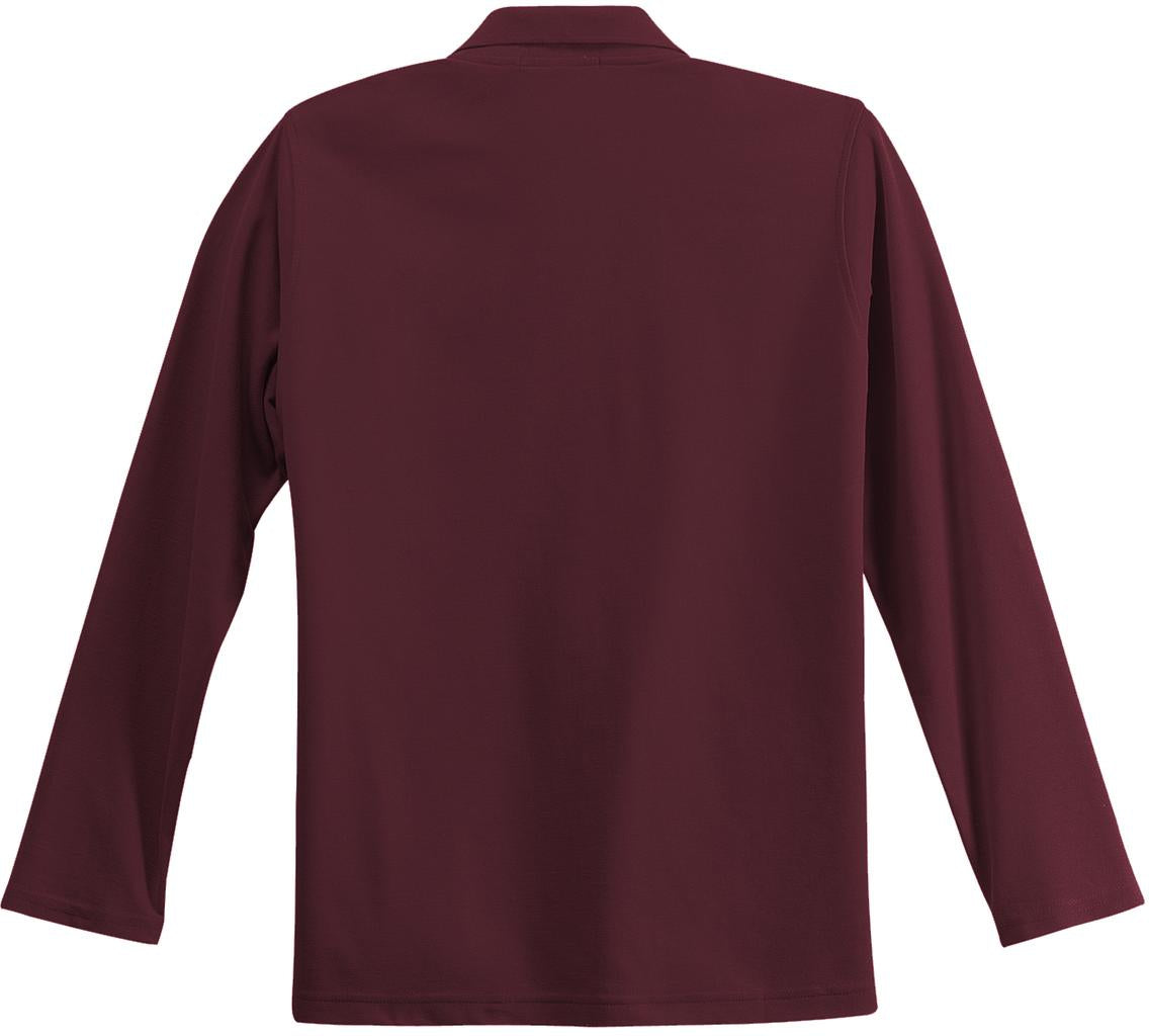 Port Authority Ladies Long Sleeve Silk Touch Polo Shirt