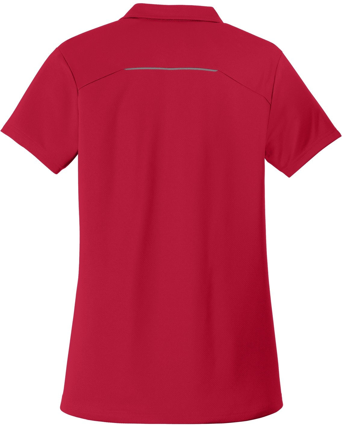 Port Authority Ladies Pinpoint Mesh Zip Polo
