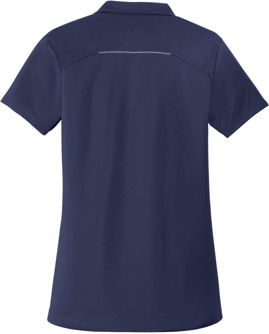 Port Authority Ladies Pinpoint Mesh Zip Polo
