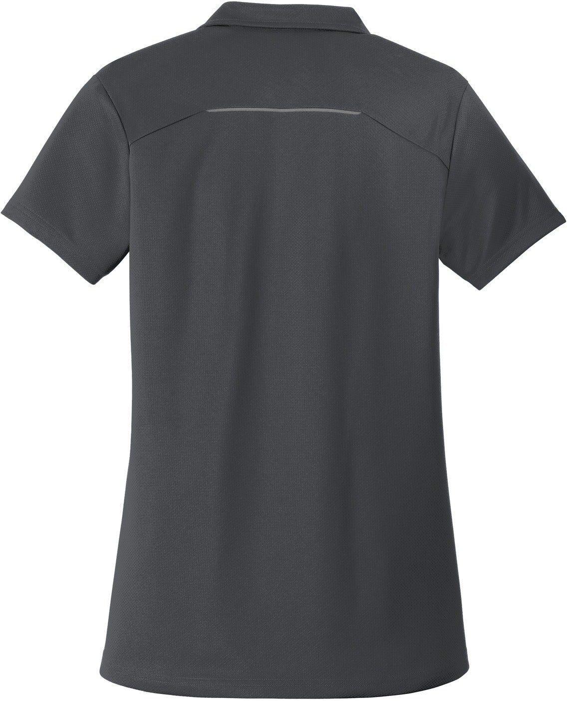 Port Authority Ladies Pinpoint Mesh Zip Polo