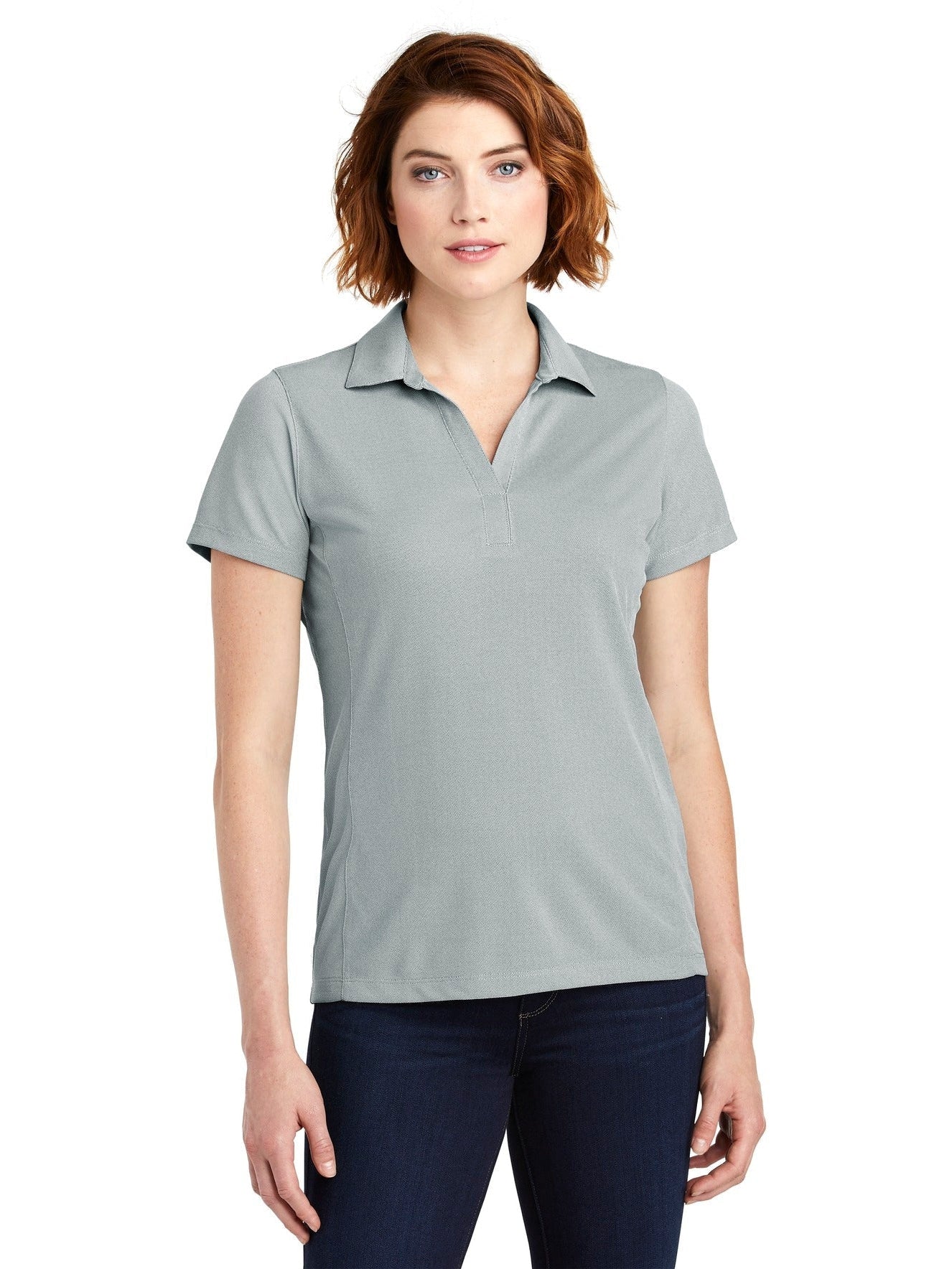 Port Authority Ladies Poly Oxford Pique Polo