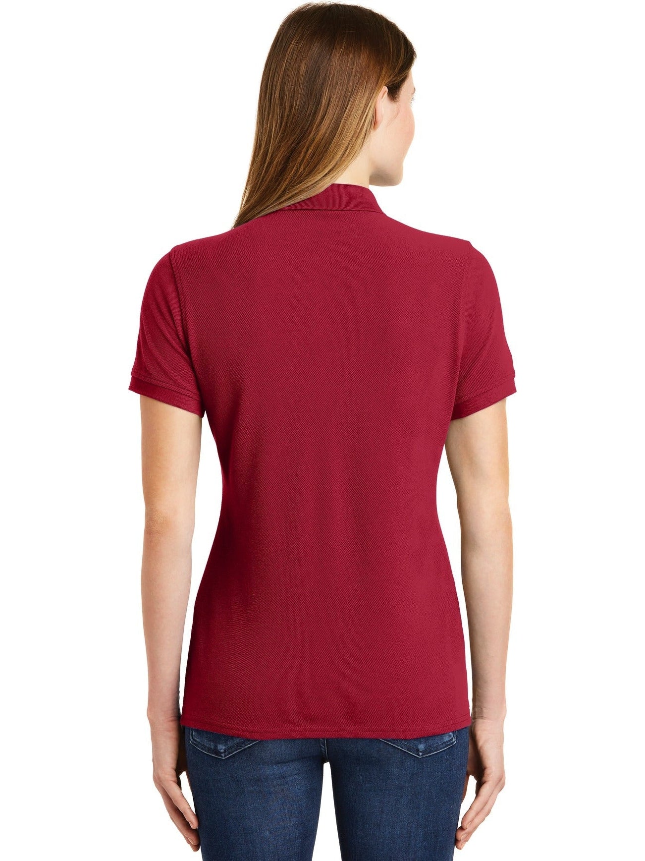 Port Authority Ladies Ring Spun Pique Polo