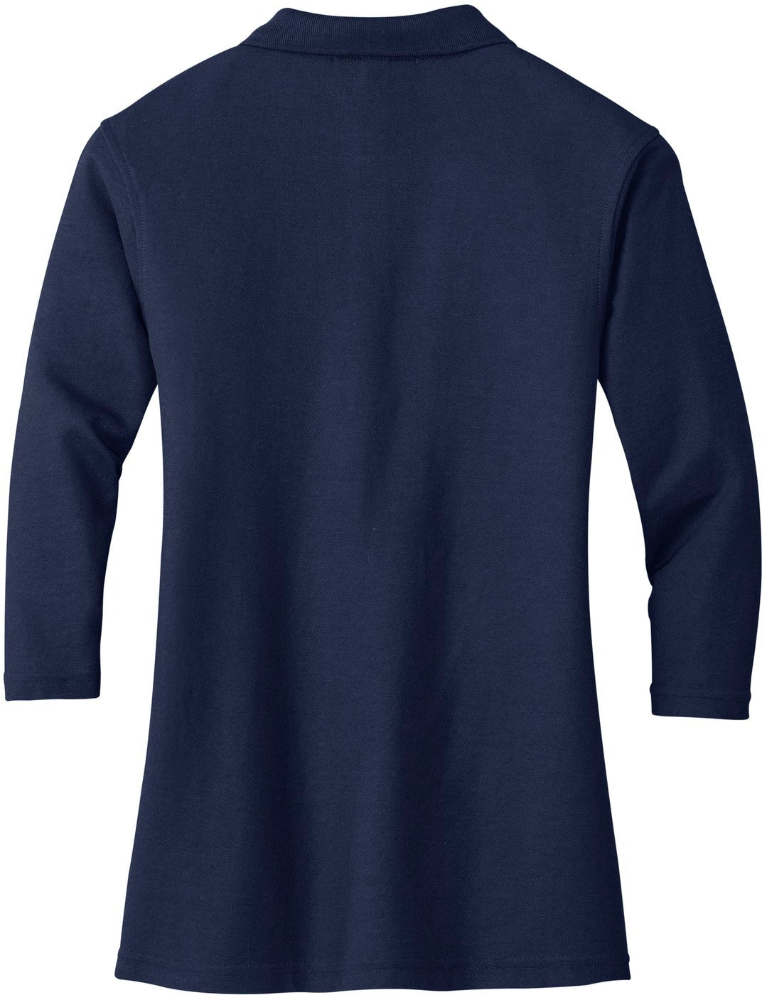 Port Authority Ladies Silk Touch 3/4 Sleeve Polo