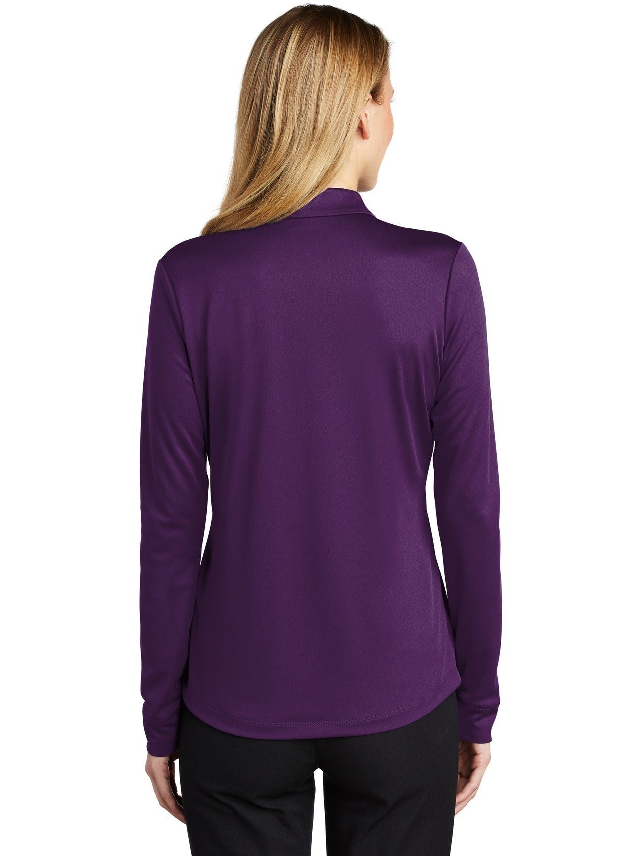 Port Authority Ladies Silk Touch Performance Long Sleeve Polo