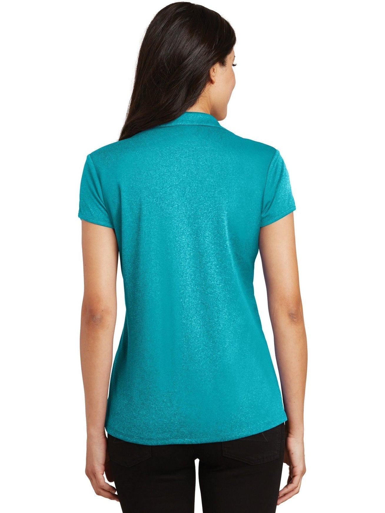 Port Authority Ladies Trace Heather Polo