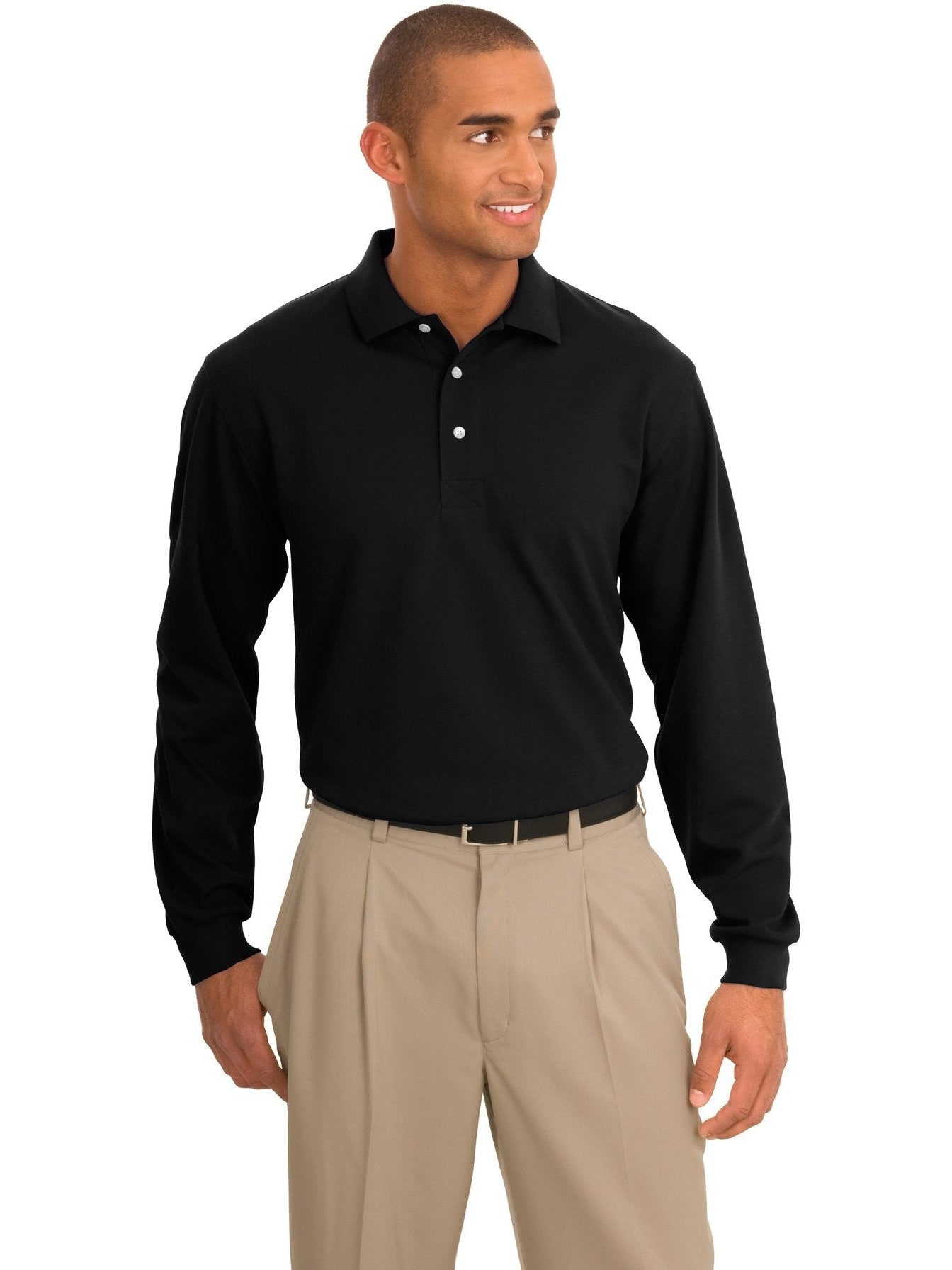 Port Authority Rapid Dry Long Sleeve Polo