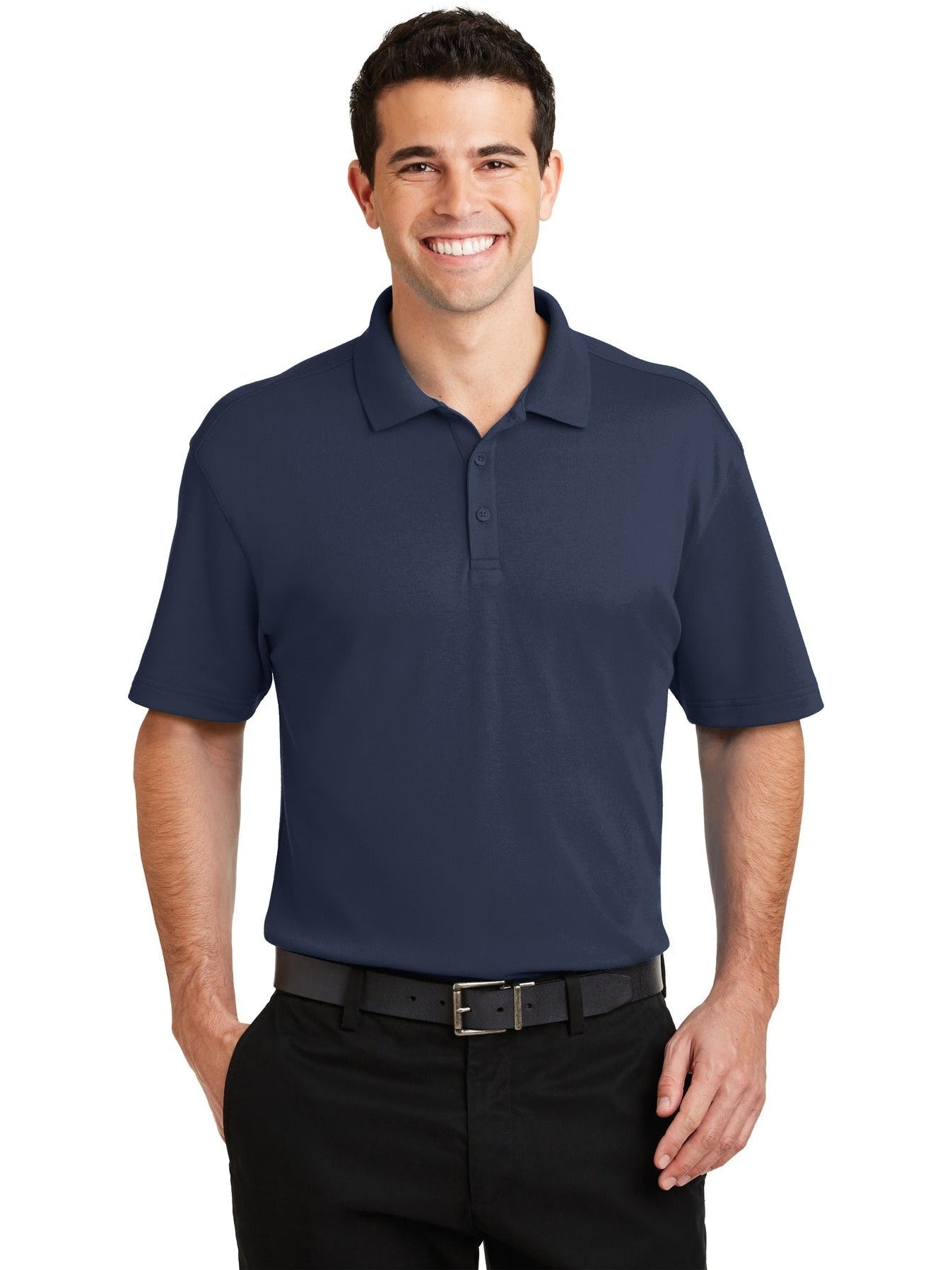 Port Authority Silk Touch Interlock Performance Polo