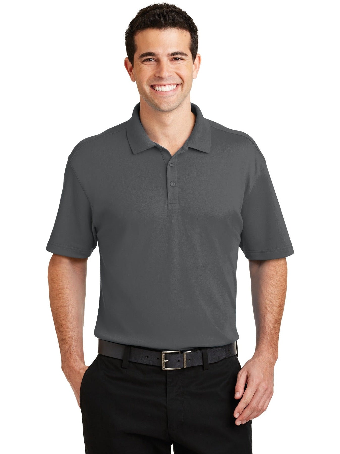 Port Authority Silk Touch Interlock Performance Polo