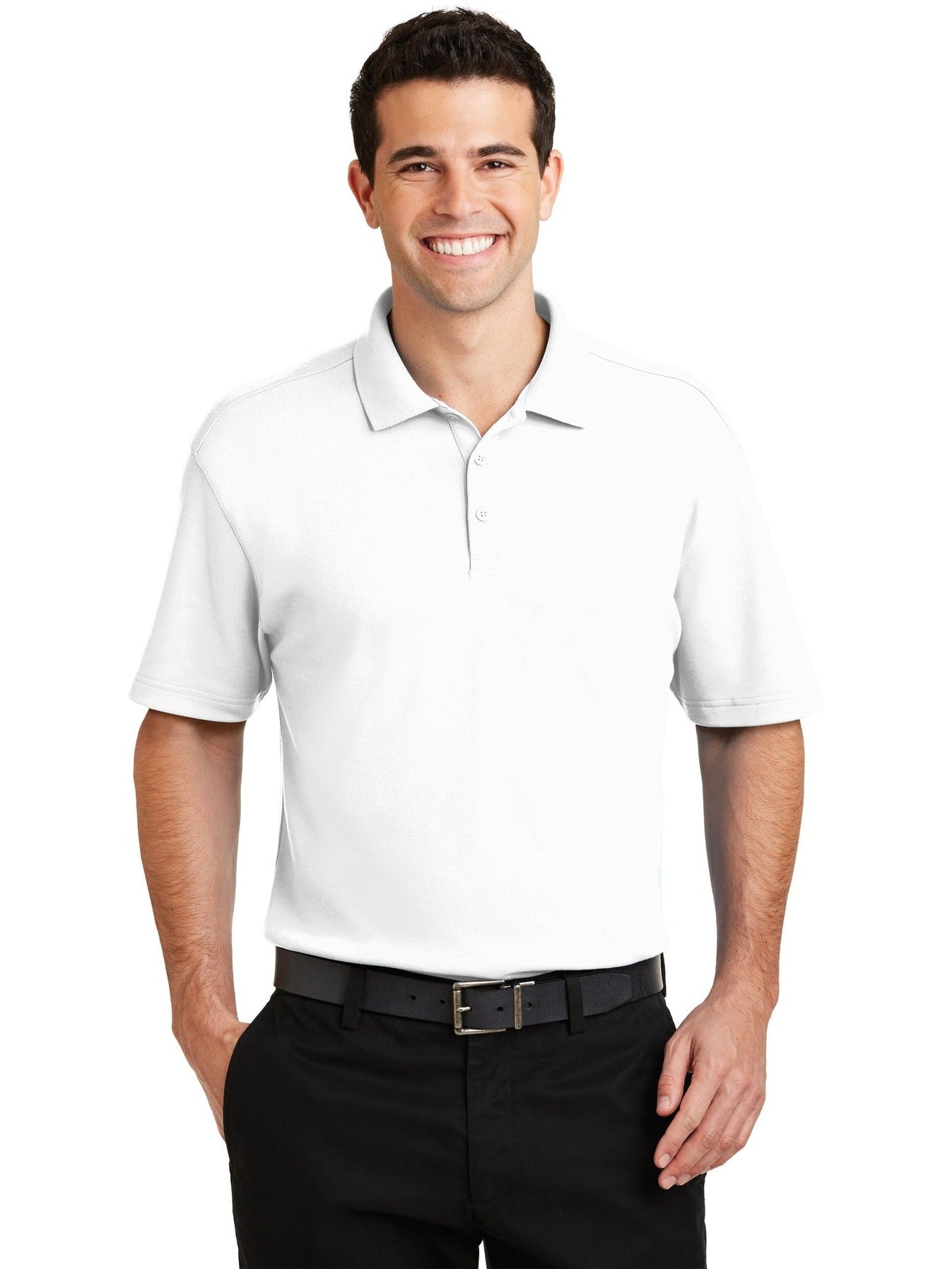 Port Authority Silk Touch Interlock Performance Polo