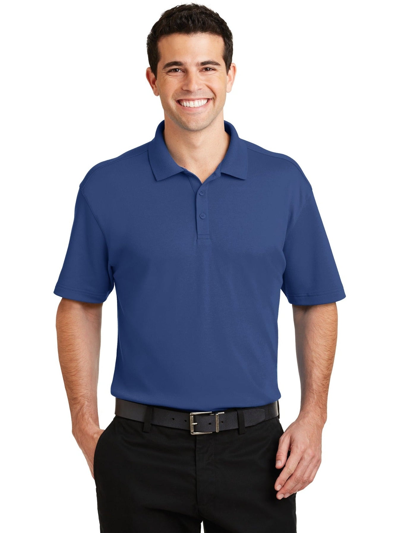 Port Authority Silk Touch Interlock Performance Polo