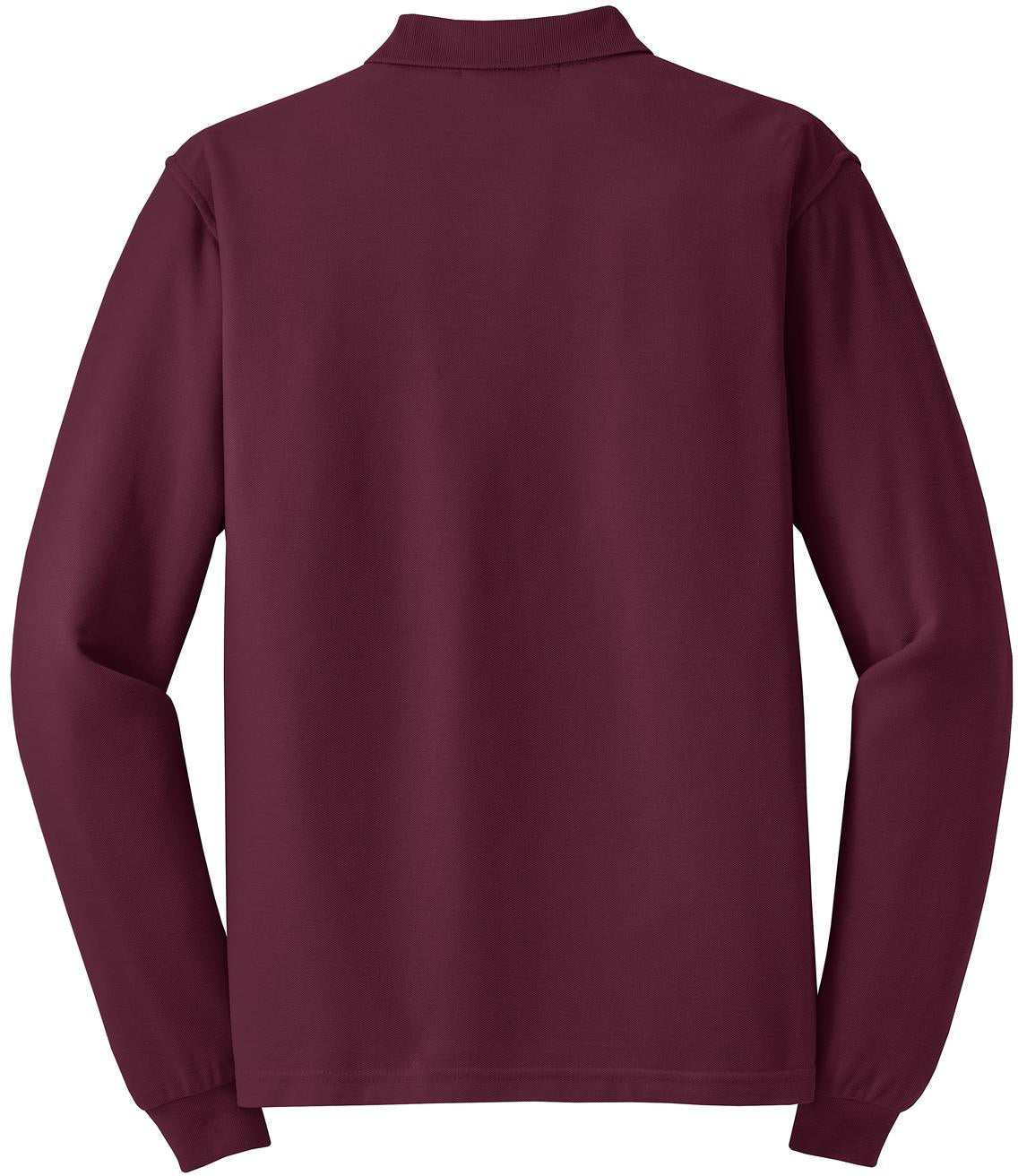 Port Authority Silk Touch Long Sleeve Polo
