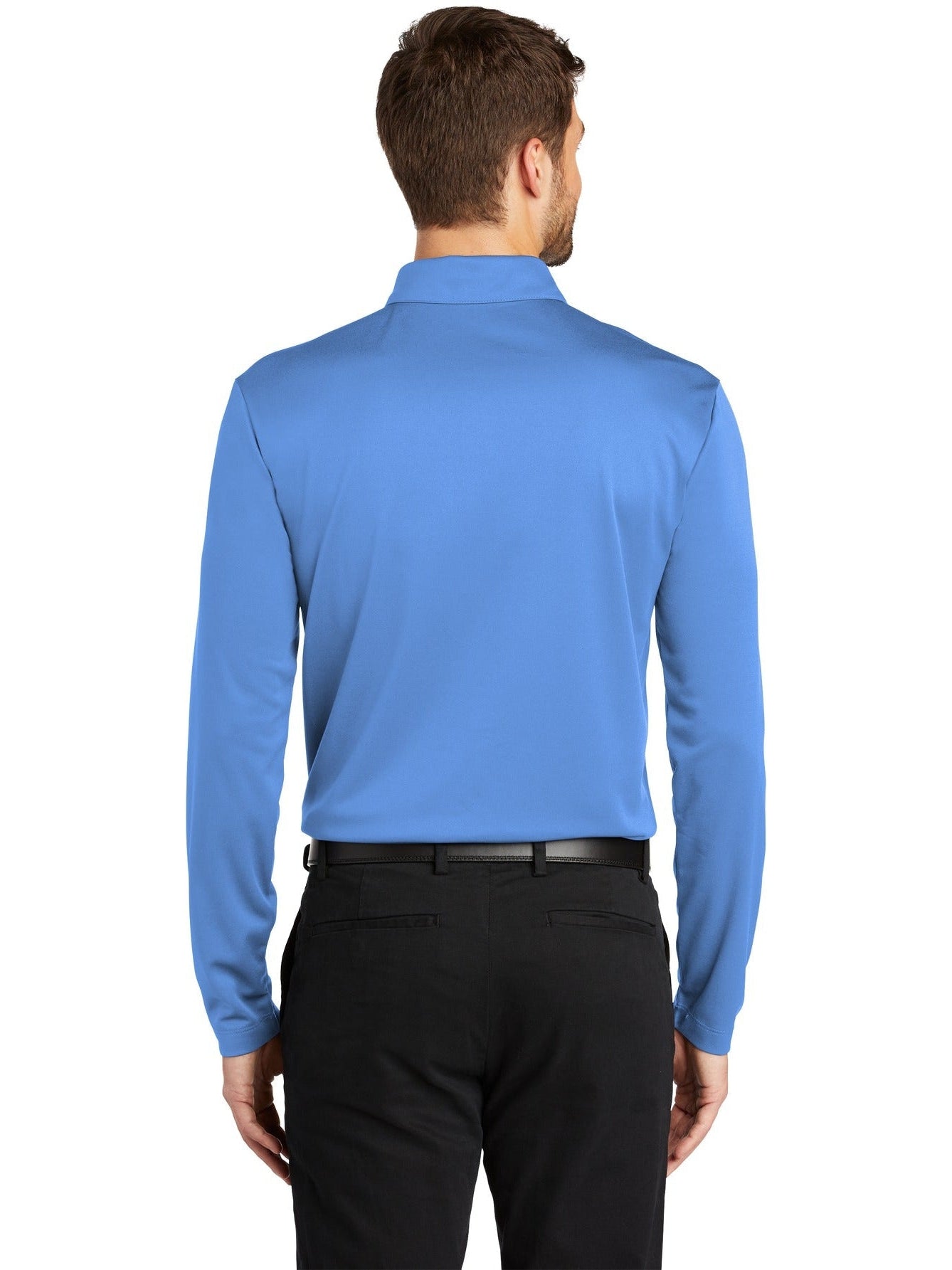 Port Authority Silk Touch Performance Long Sleeve Polo