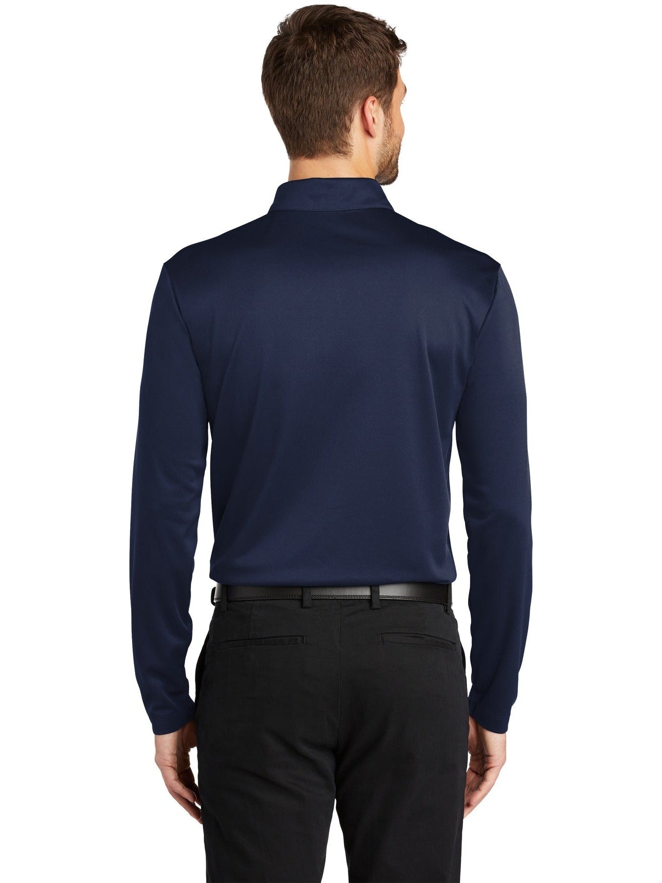 Port Authority Silk Touch Performance Long Sleeve Polo