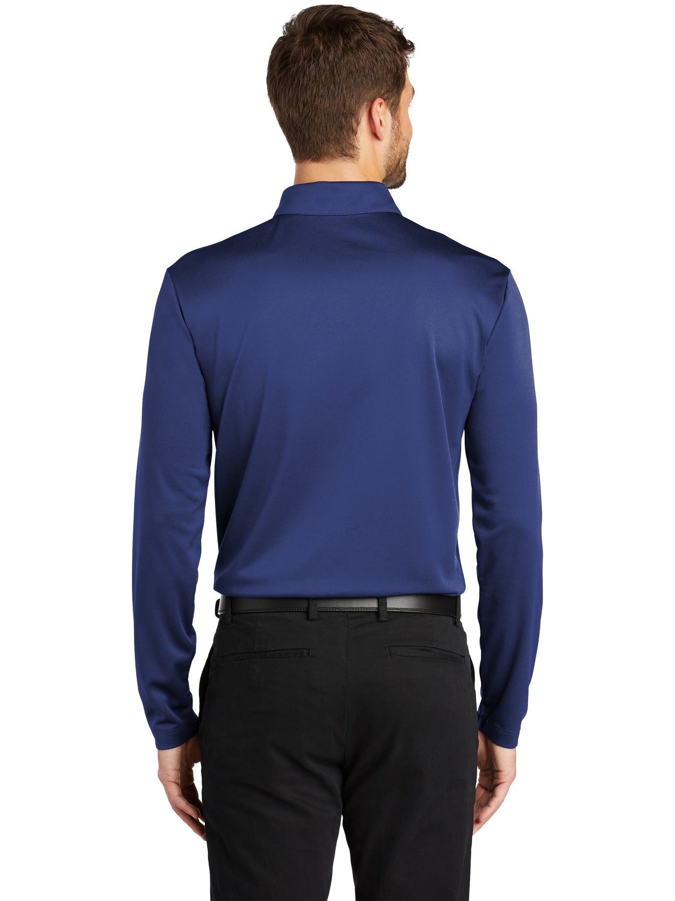 Port Authority Silk Touch Performance Long Sleeve Polo
