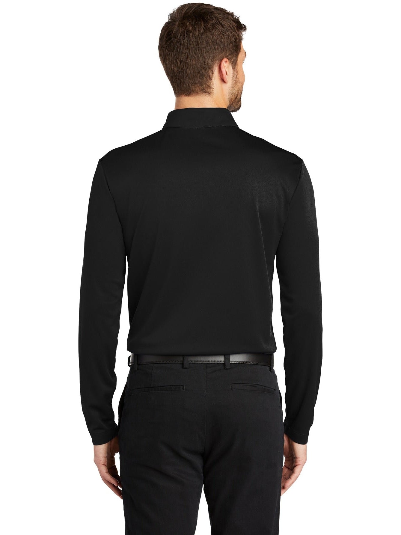 Port Authority Silk Touch Performance Long Sleeve Polo