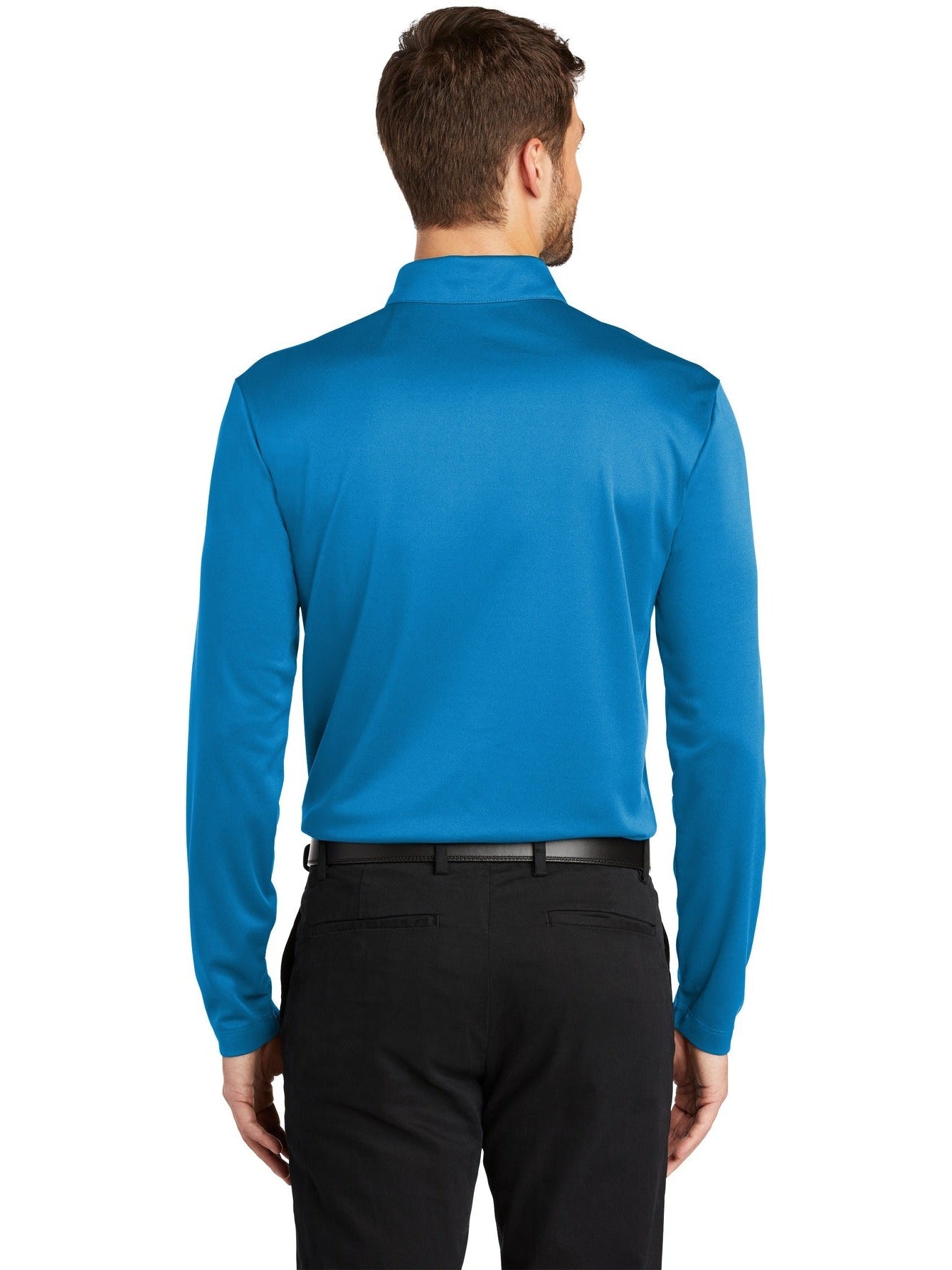 Port Authority Silk Touch Performance Long Sleeve Polo