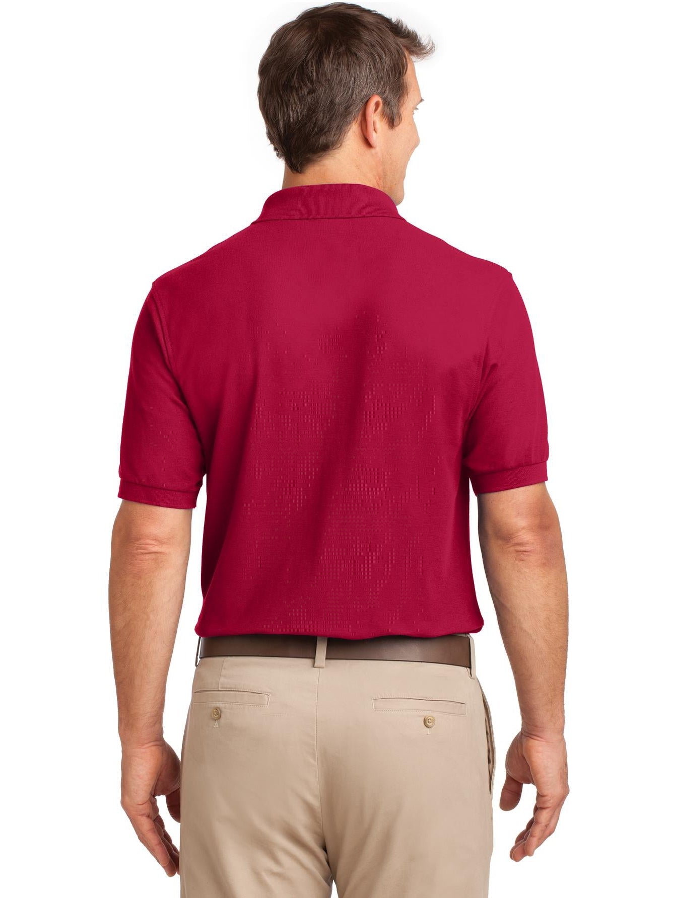 Port Authority Silk Touch Polo Shirt with Pocket