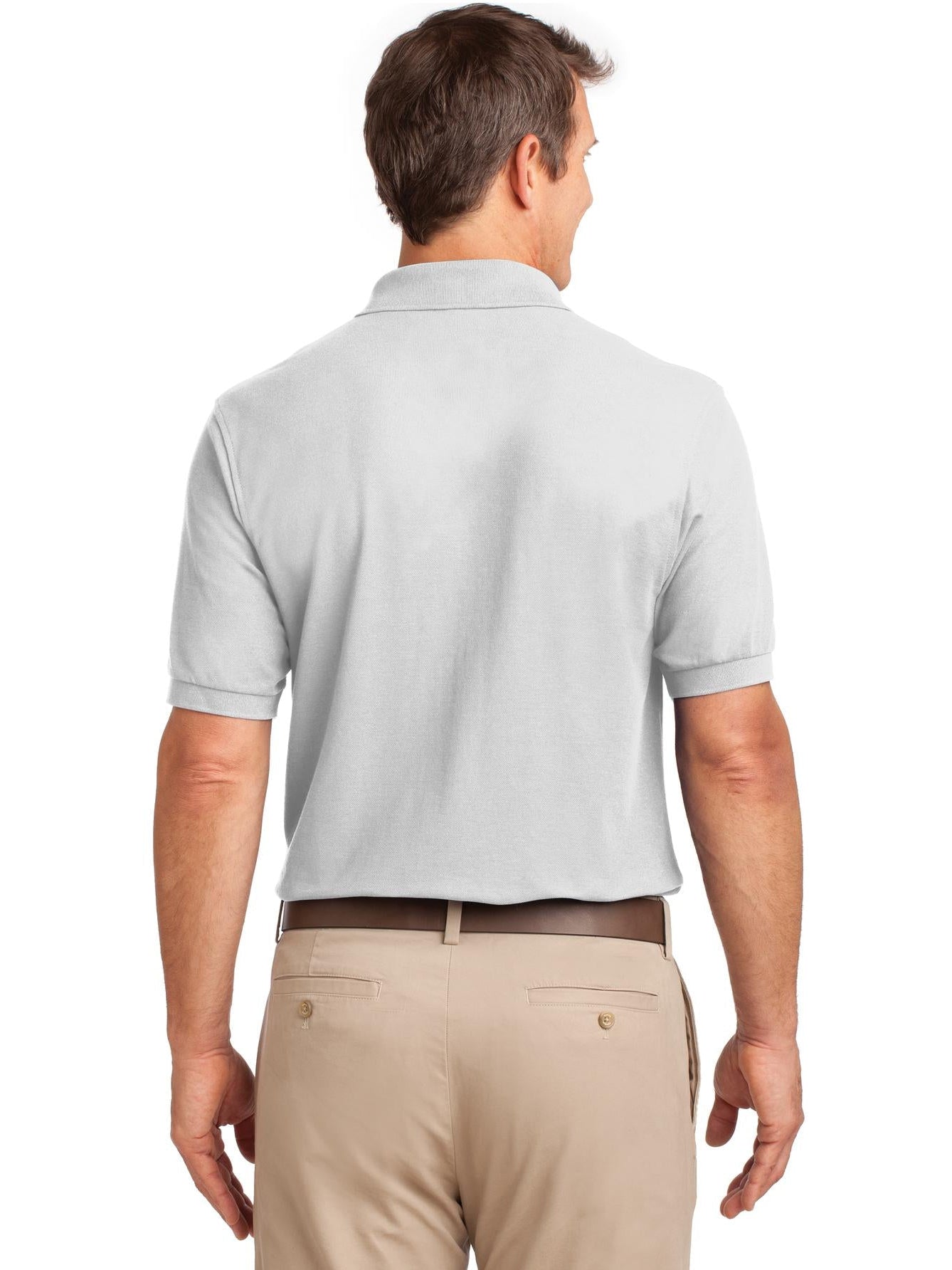 Port Authority Silk Touch Polo Shirt with Pocket