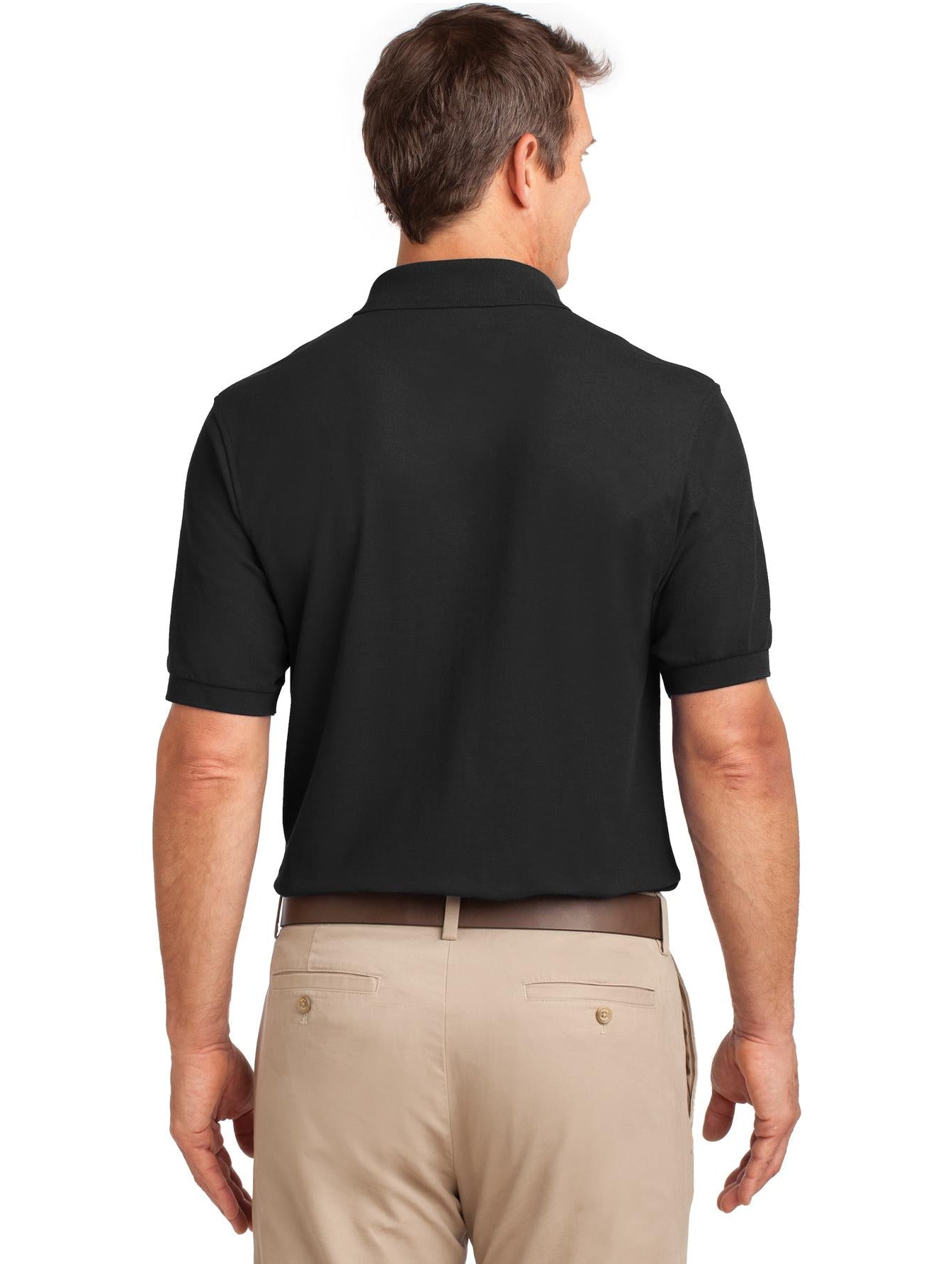 Port Authority Silk Touch Polo Shirt with Pocket
